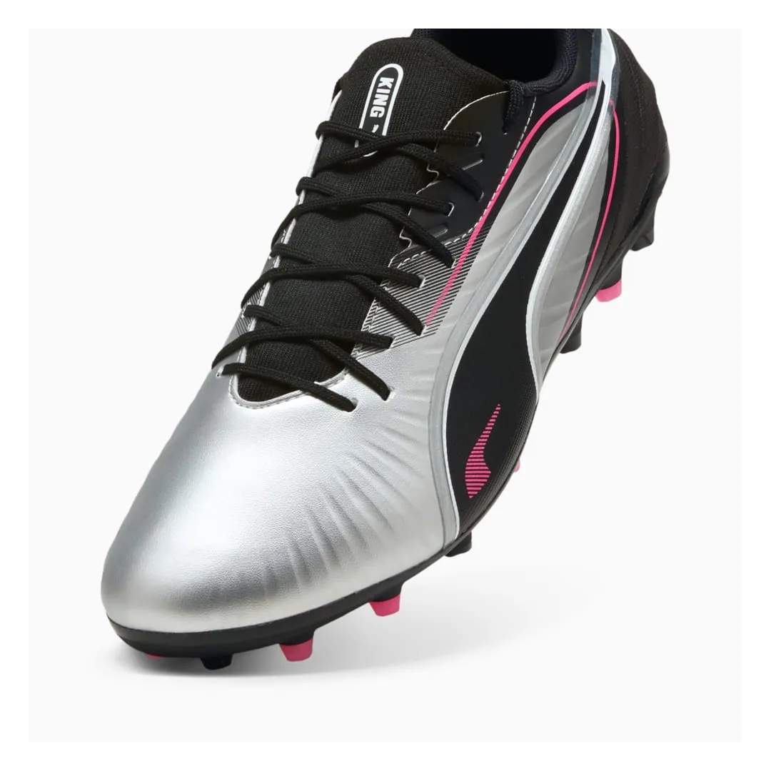 PUMA KING MATCH MG en Silver-PUMA Black | Chaussures de Sport