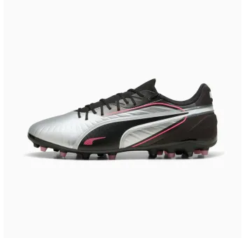 PUMA KING MATCH MG en Silver-PUMA Black | Chaussures de Sport