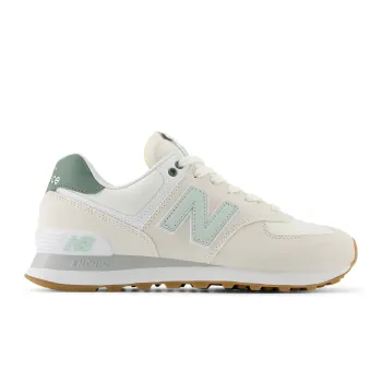 New Balance 574 - Blanc cassé & vert sapin