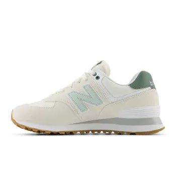 New Balance 574 - Blanc cassé & vert sapin