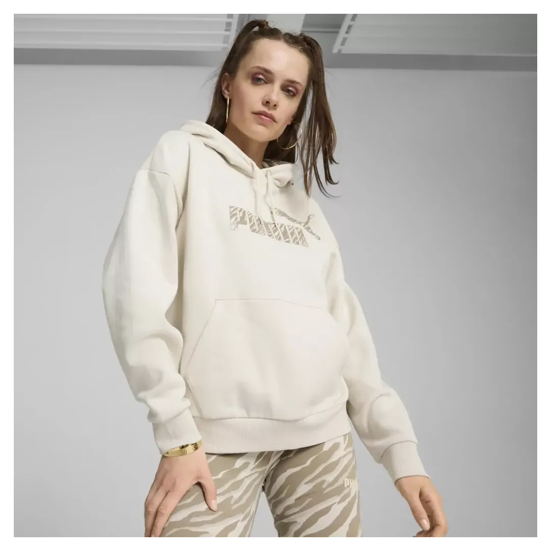 ESS+ ANIMAL Hoodie FL - Sweat à Capuche Confortable pour Homme