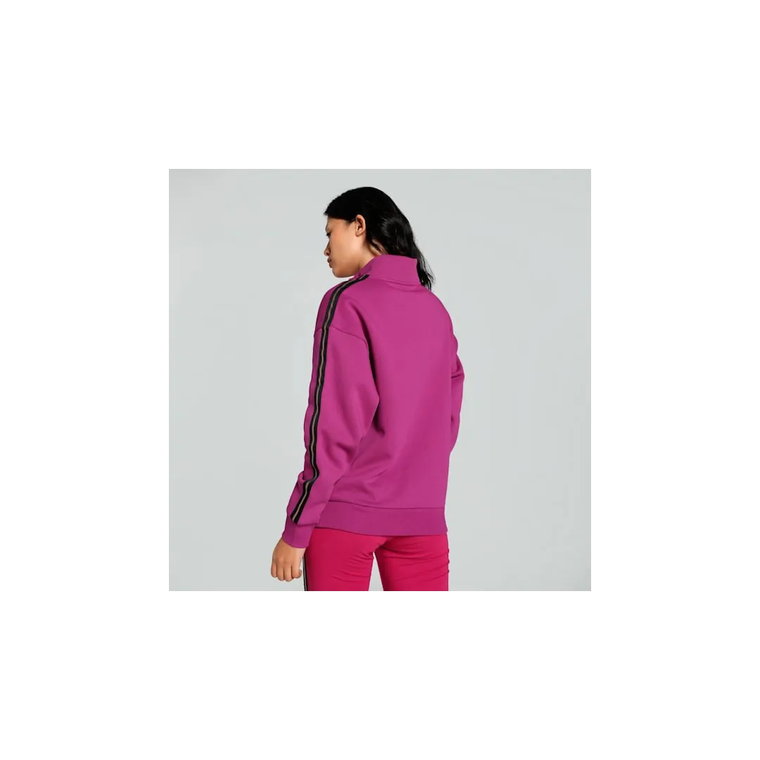 ESS TAPE MINIMAL GOLD Half-Zip Mock Neck