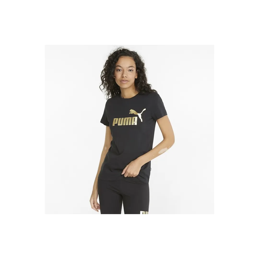 ESS+ Metallic Logo Tee - T-Shirt avec Logo Métallique
