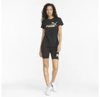 ESS+ Metallic Logo Tee - T-Shirt avec Logo Métallique