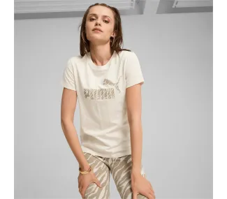 T-shirt Puma ESS+ à Motif Animalier