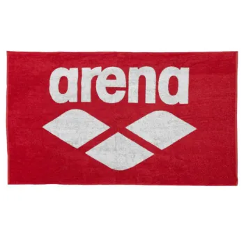 Serviette Douce pour Piscine Rouge et Blanche - T