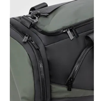 Venum Evo 2 Trainer Lite Sports Bags - Black/Khaki | Durable Gym Bag