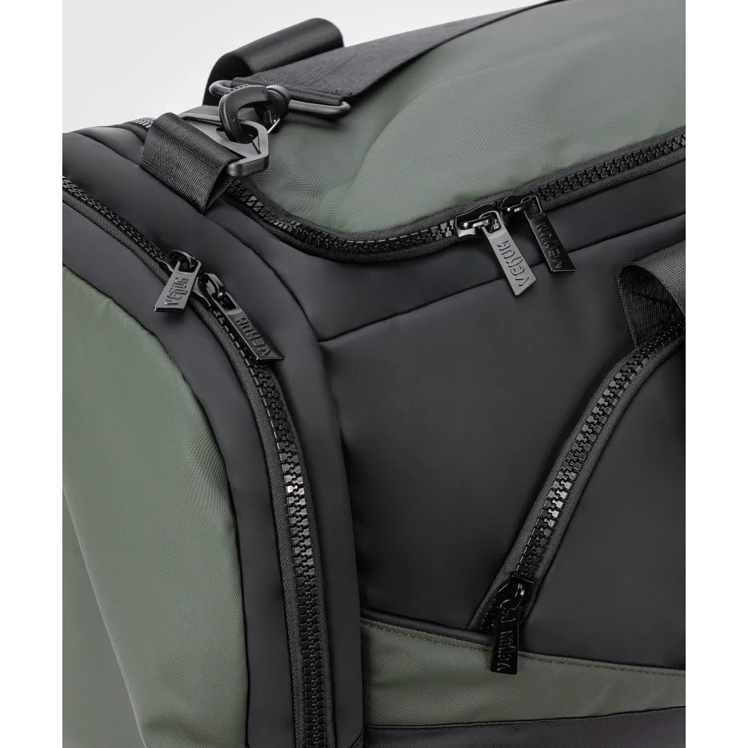 Venum Evo 2 Trainer Lite Sports Bags - Black/Khaki | Durable Gym Bag