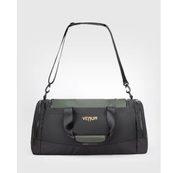 Venum Evo 2 Trainer Lite Sports Bags - Black/Khaki | Durable Gym Bag