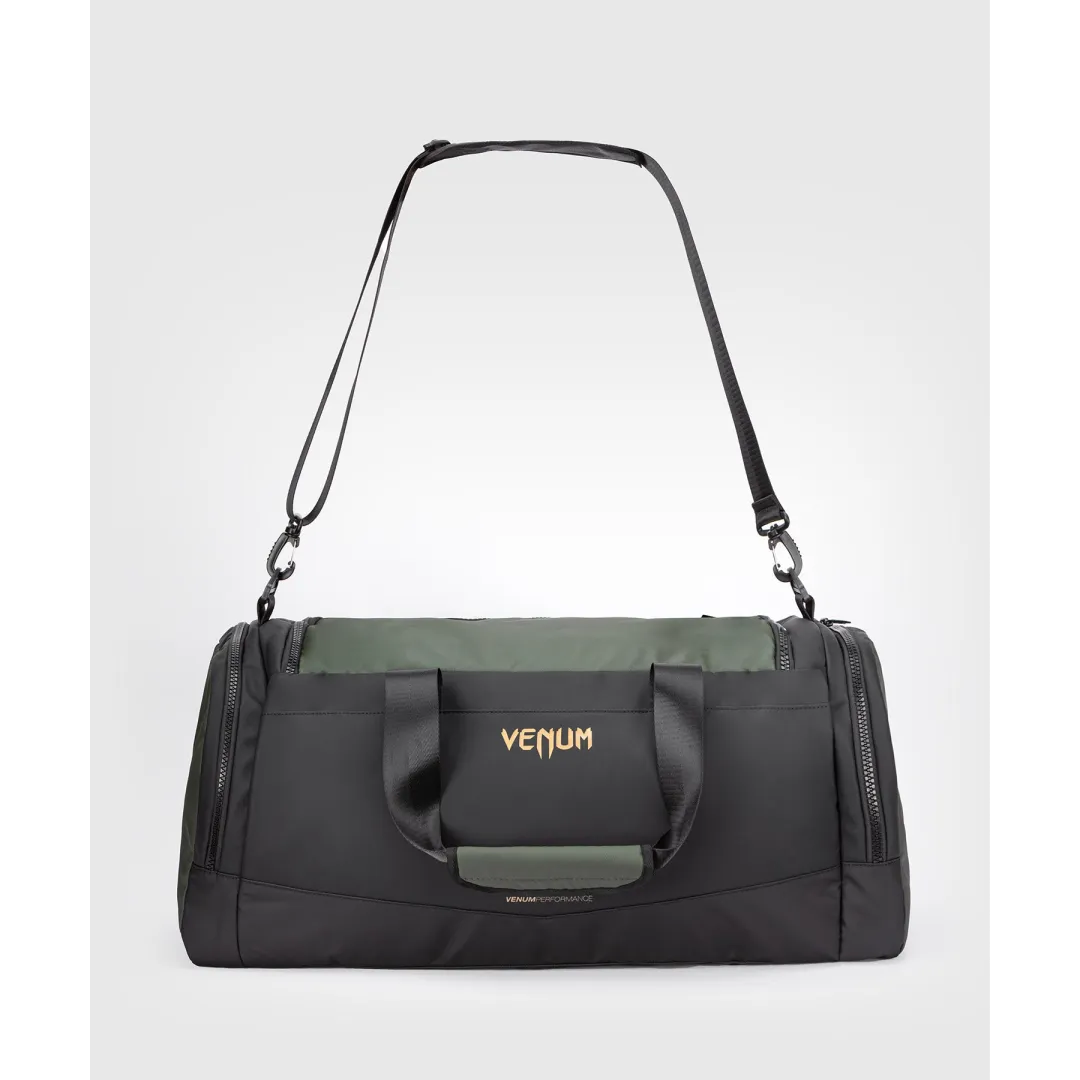 Venum Evo 2 Trainer Lite Sports Bags - Black/Khaki | Durable Gym Bag