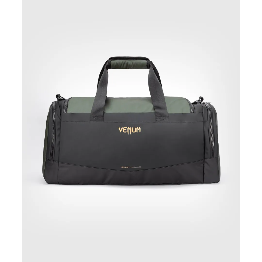 Venum Evo 2 Trainer Lite Sports Bags - Black/Khaki | Durable Gym Bag