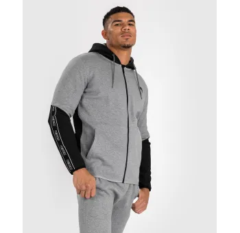 Venum CONTENDER 4.0 Hoodies - Heather Grey/Black | Vêtements de sport de haute qualité