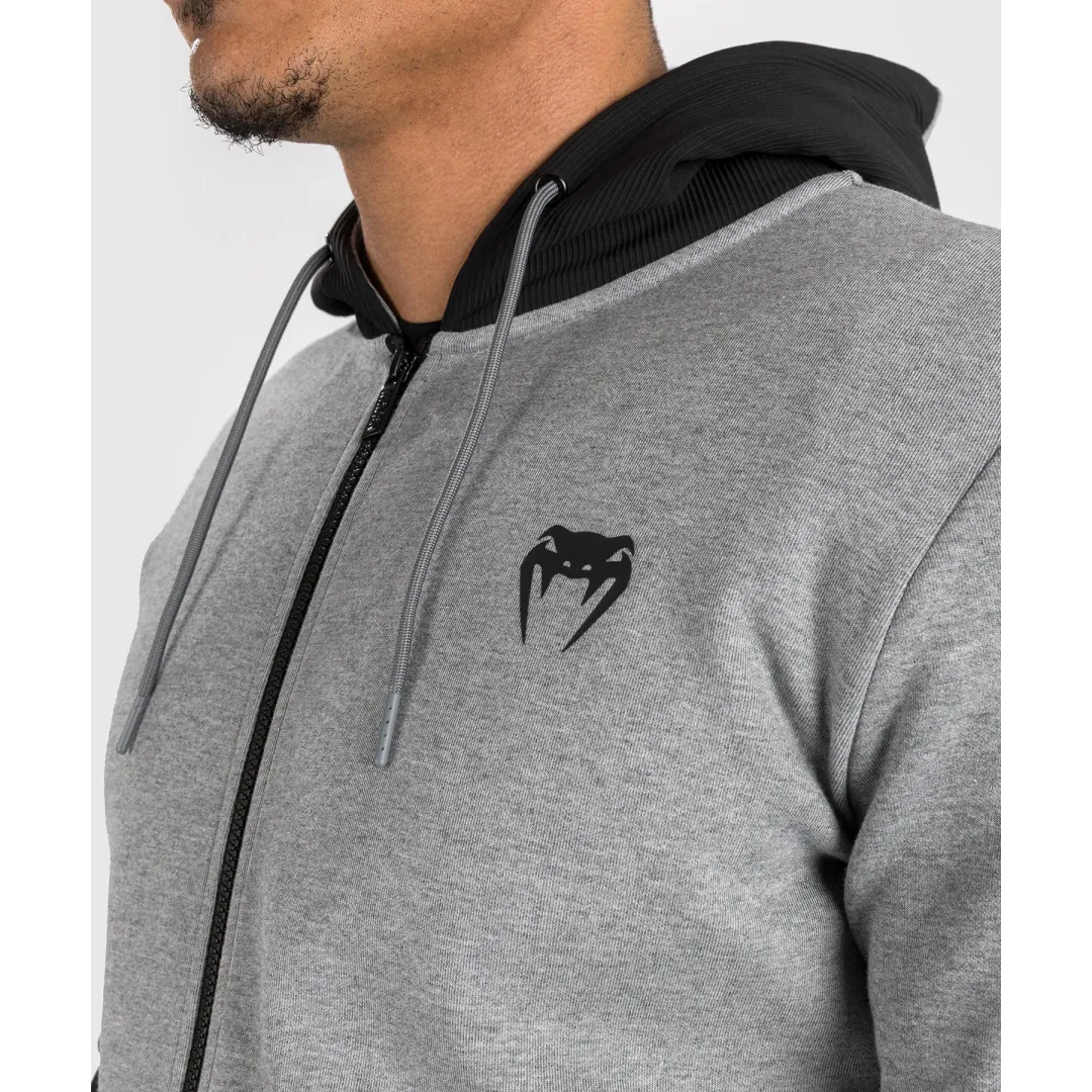 Venum CONTENDER 4.0 Hoodies - Heather Grey/Black | Vêtements de sport de haute qualité