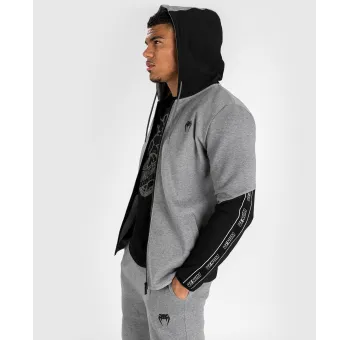 Venum CONTENDER 4.0 Hoodies - Heather Grey/Black | Vêtements de sport de haute qualité
