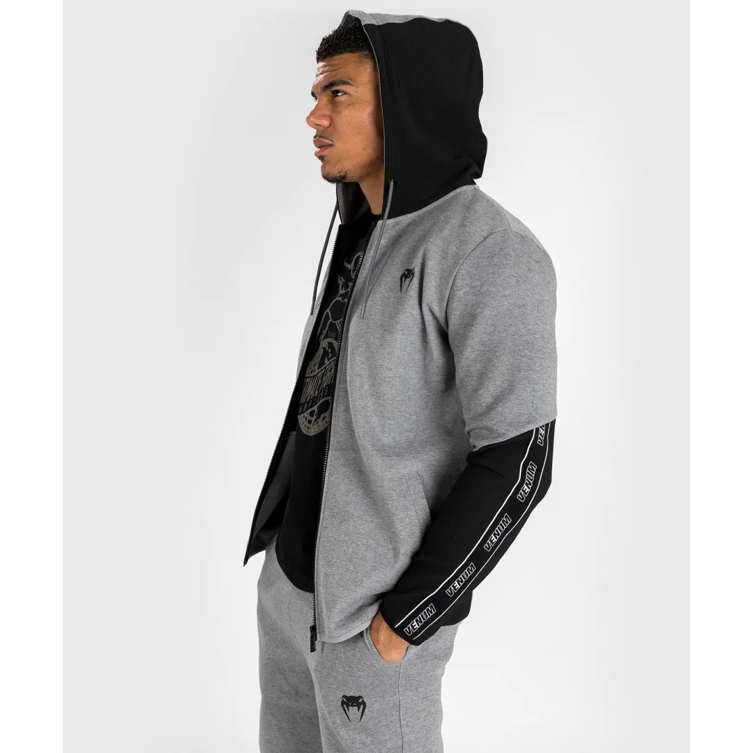 Venum CONTENDER 4.0 Hoodies - Heather Grey/Black | Vêtements de sport de haute qualité