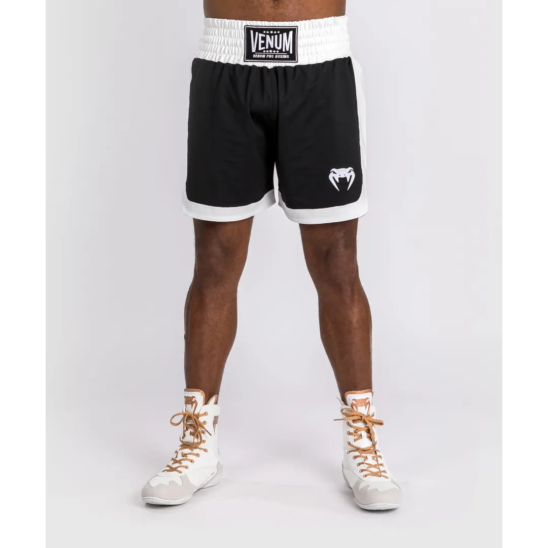 Venum CLASSIC Black/White Boxing Shorts