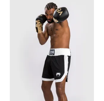 Venum CLASSIC Black/White Boxing Shorts