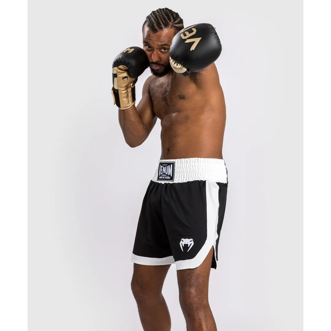 Venum CLASSIC Black/White Boxing Shorts