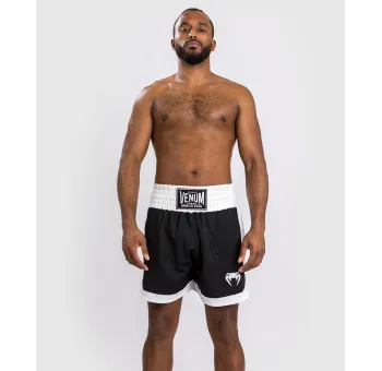 Venum CLASSIC Black/White Boxing Shorts