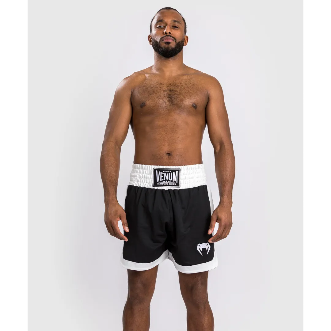 Venum CLASSIC Black/White Boxing Shorts