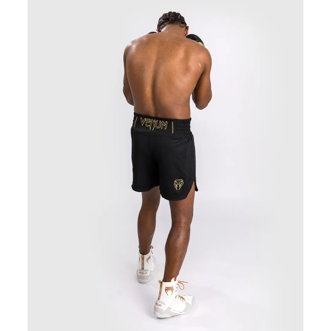Venum CLASSIC Boxing Shorts - Black/Gold | Boxe Professionnelle