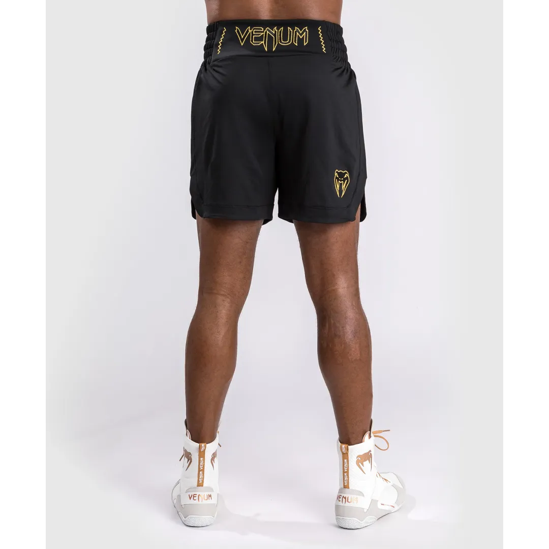 Venum CLASSIC Boxing Shorts - Black/Gold | Boxe Professionnelle