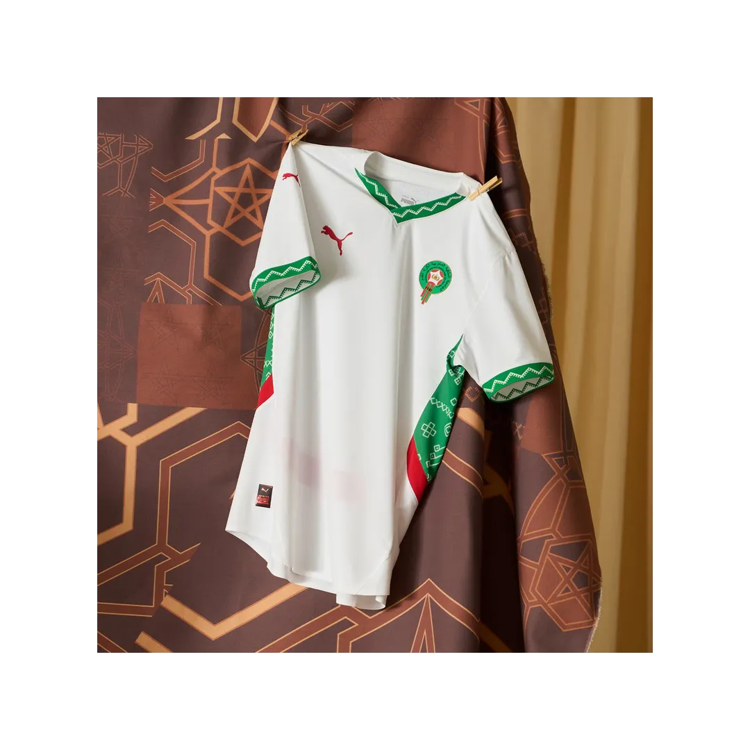 Maillot Extérieur Maroc 2025 Femme - Confort et Style avec des Références à la Culture Marocaine