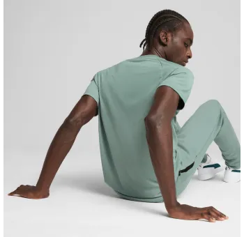 T-shirt EVOSTRIPE en Vert Lune