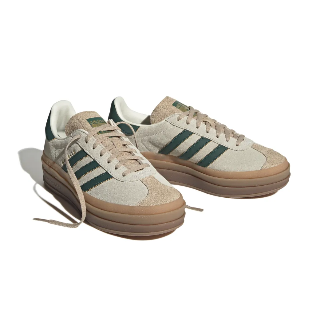 Gazelle Bold W CWhite/CGreen/MagBei Org - Chaussures de Sport Tendance