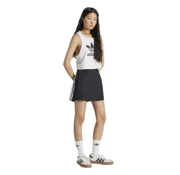 Jupe mini à 3 bandes – Adidas Noir/Blanc
