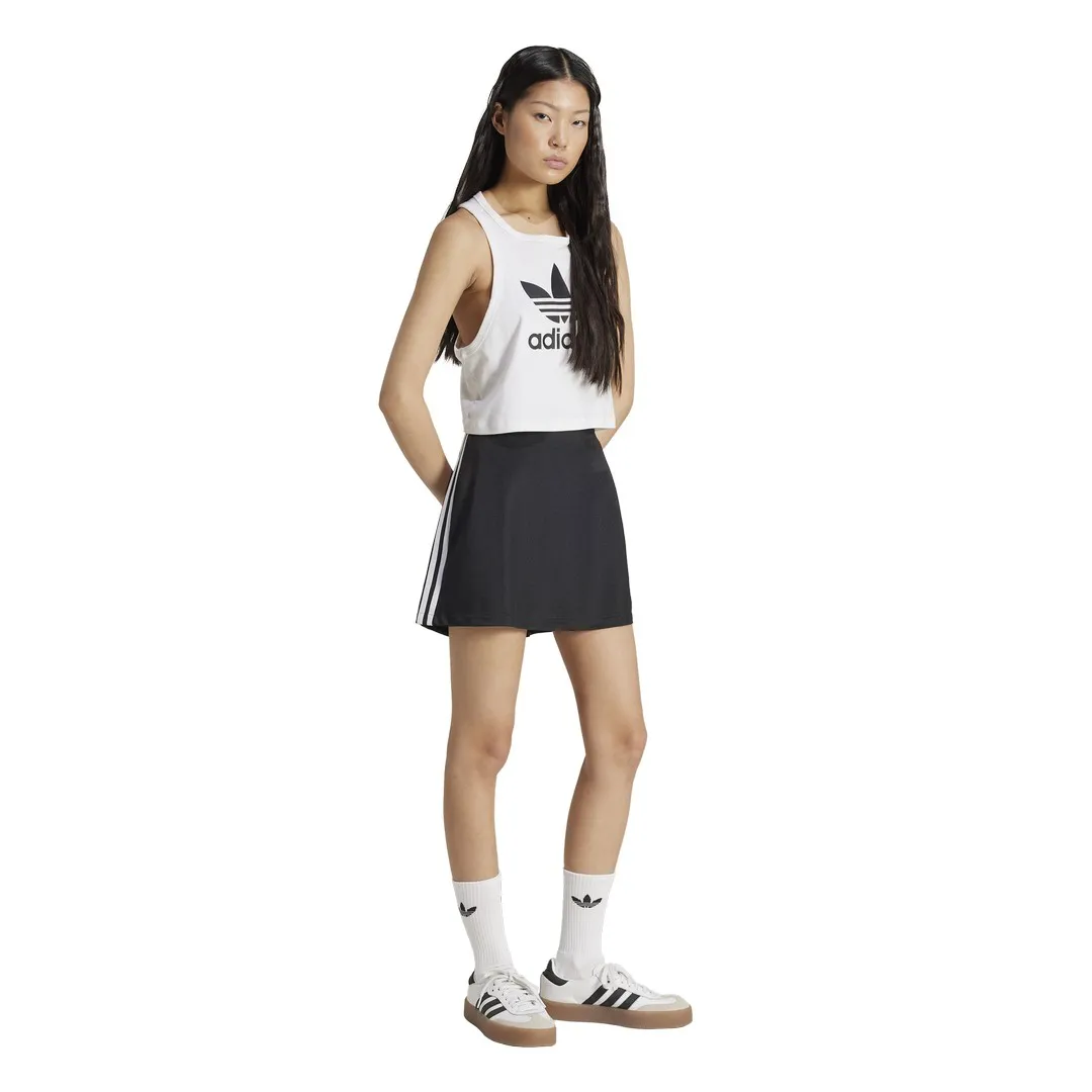 Jupe mini à 3 bandes – Adidas Noir/Blanc
