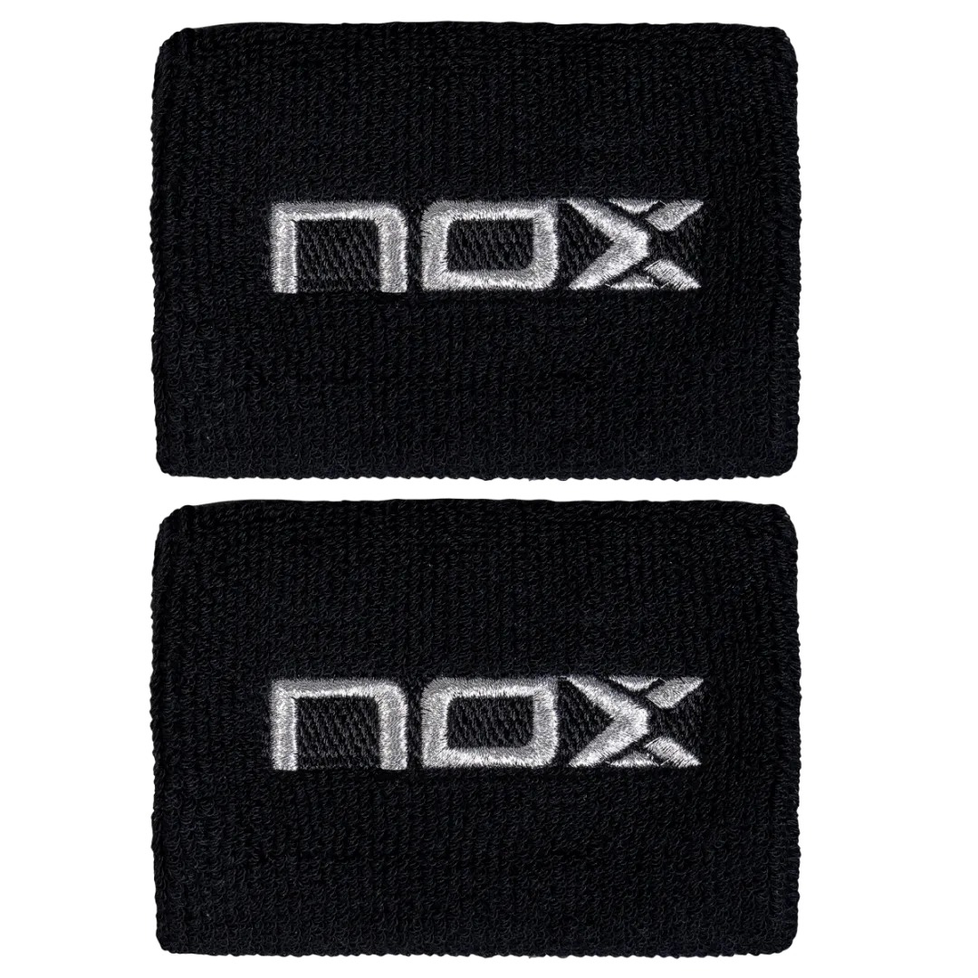 PACK SERRE-POIGNETS NOX NOIR LOGO BLANC