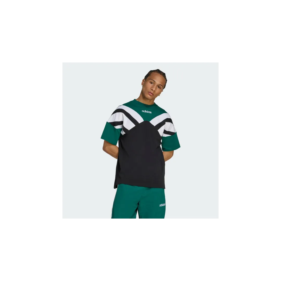 CUTLINE TEE         BLACKCGREEN ORG