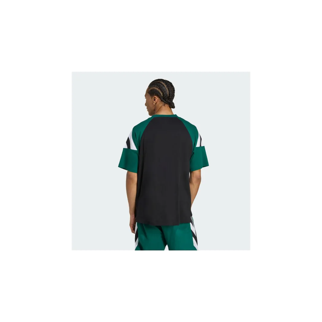 CUTLINE TEE         BLACKCGREEN ORG