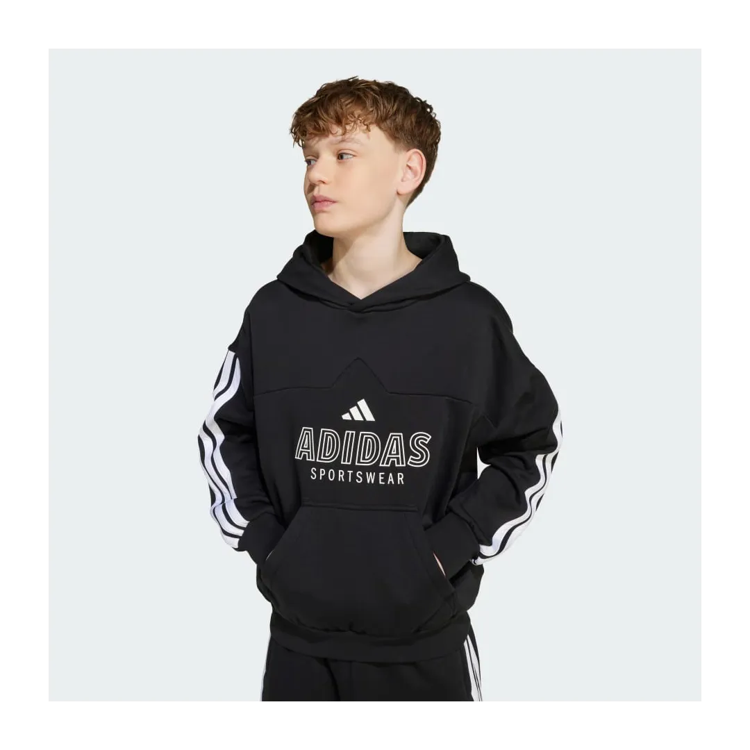 J HOT FL HOOD       BLACKWHITE