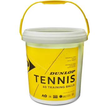 Dunlop Tennis Training - Seau de 60 Balles