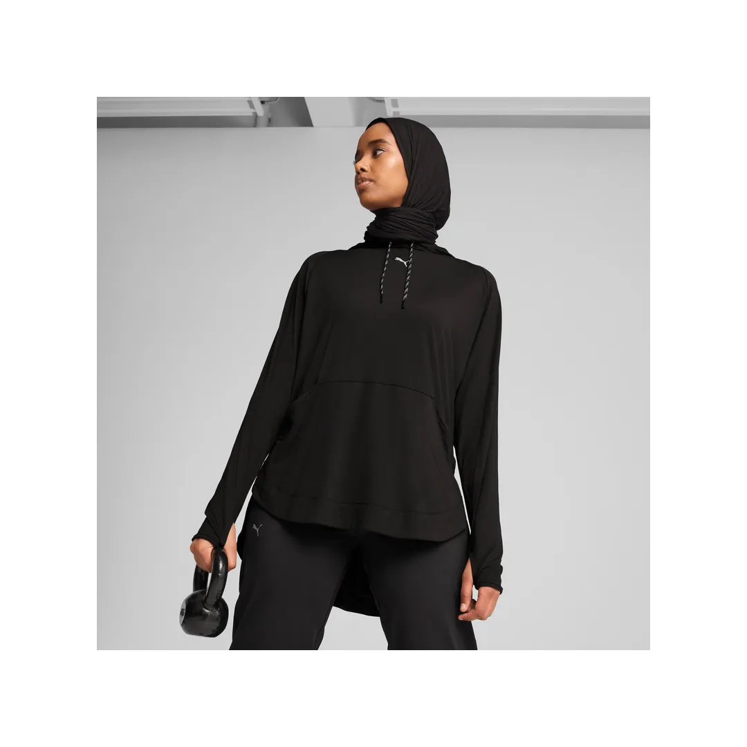 PUMA Black MODEST HOODIE - Mode de vie décontracté