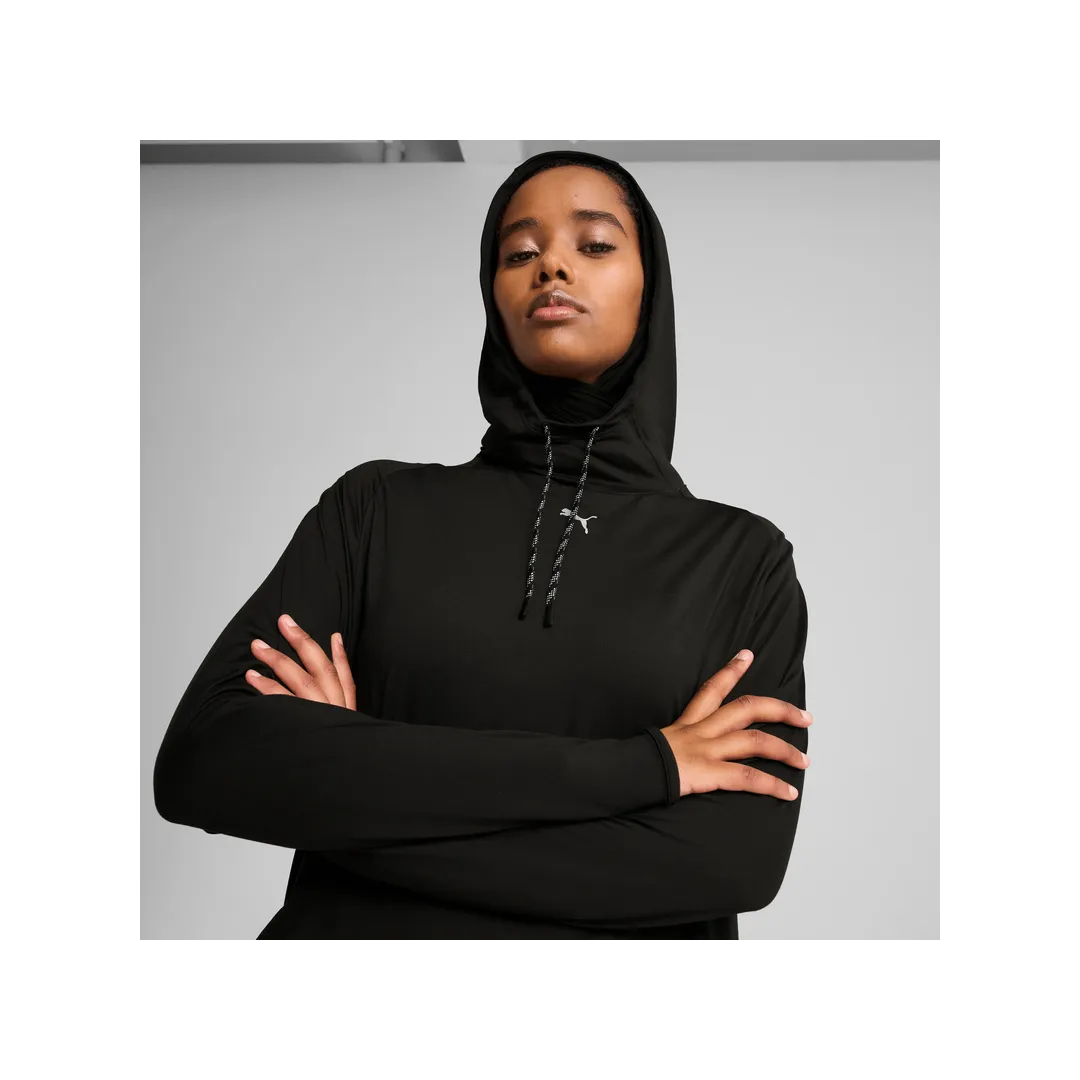 PUMA Black MODEST HOODIE - Mode de vie décontracté