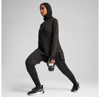 PUMA Black MODEST HOODIE - Mode de vie décontracté