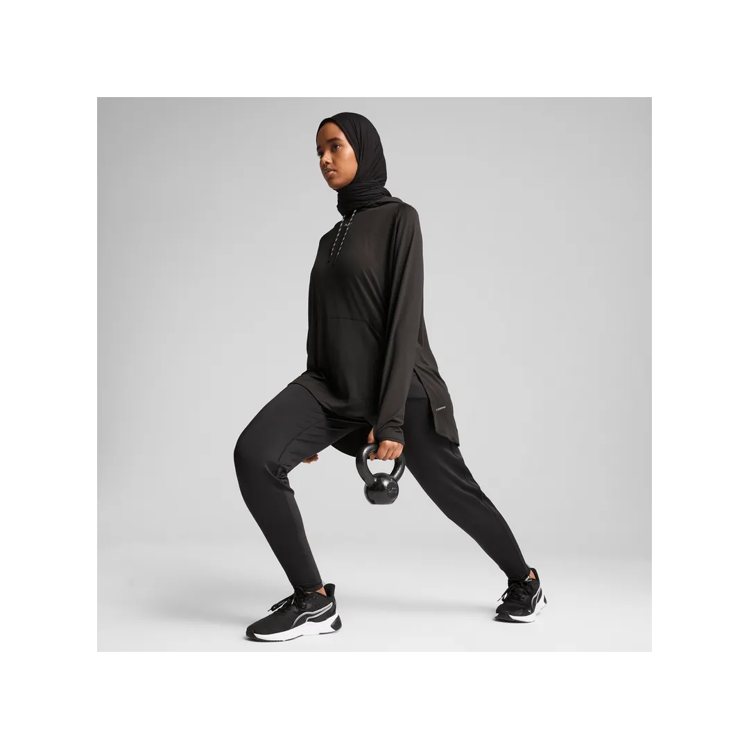PUMA Black MODEST HOODIE - Mode de vie décontracté